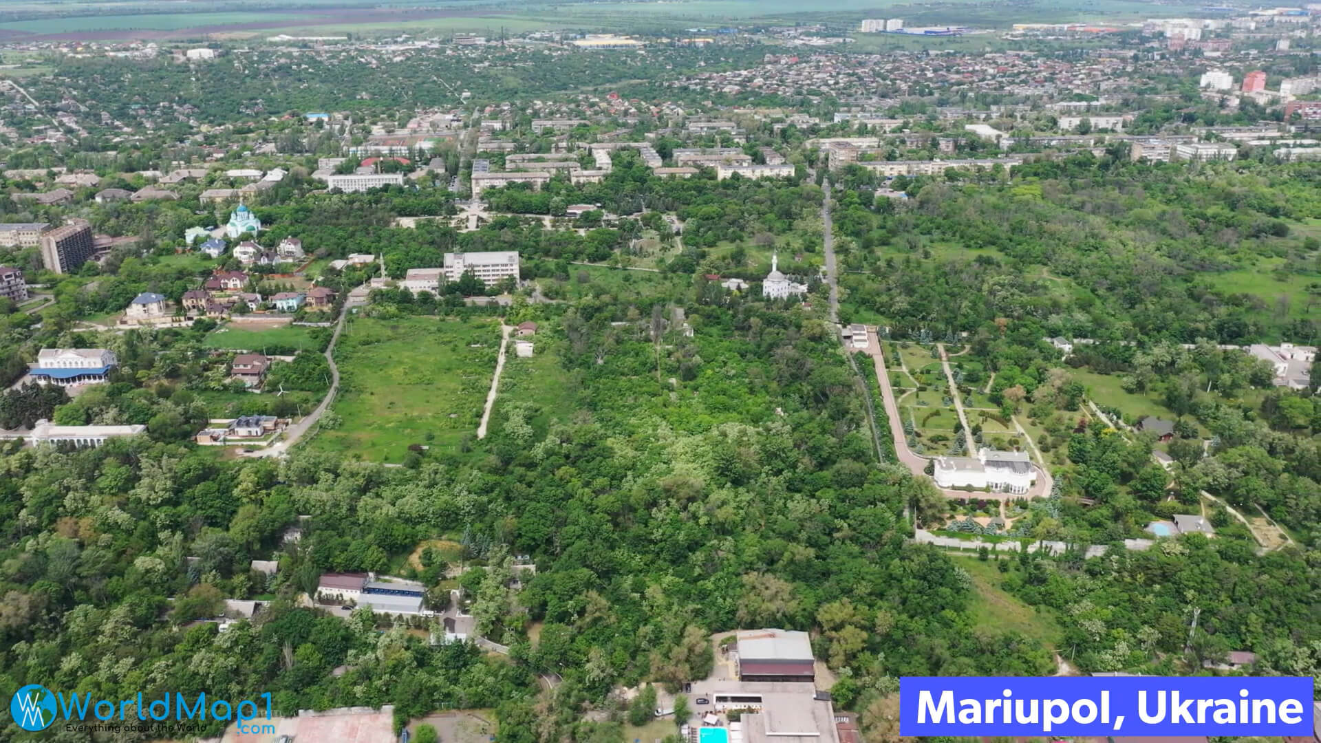 Ville de Marioupol en Ukraine
